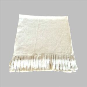 MONTANA (Claude Montana) ivory wool scarf NWT